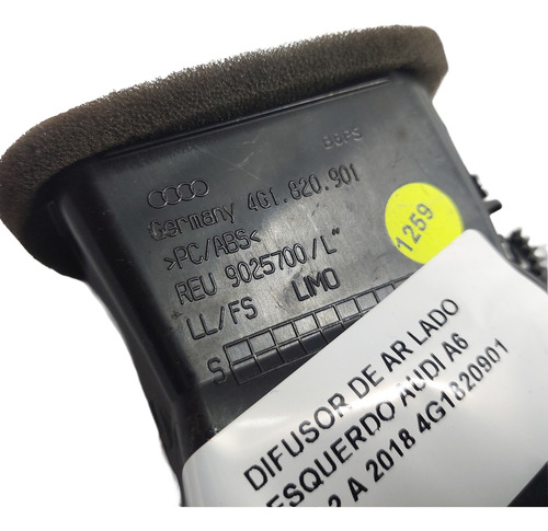 Difusor De Ar Lateral Lado Esquerdo Audi A6 Ano 2012 A 2018