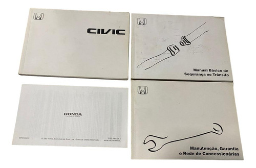 Manual Do Proprietário Honda Civic 2002 2003 