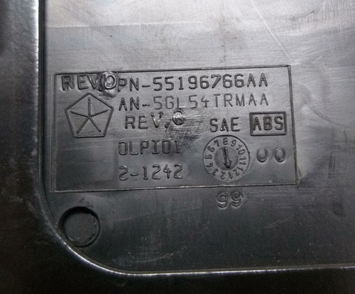 Porta Copos Jeep Grand Cherokee 2000 555196766aa