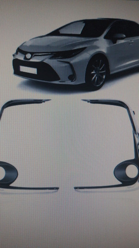 Par Moldura Farol Milha Corolla 2020 2021 2022 Cromada 14349