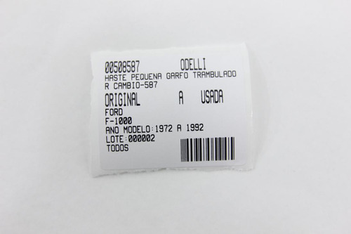 Haste Pequena Garfo Trambulador Câmbio F-1000 72/92 Us (587