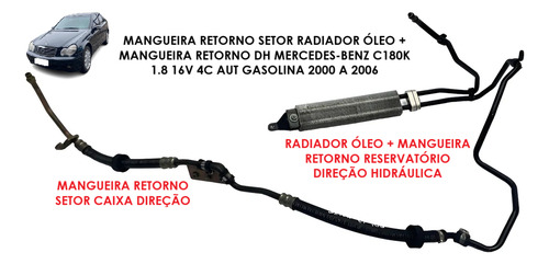 Mangueira Retorno Setor Radiador Óleo Dh C180k 1.8 Aut 00/06