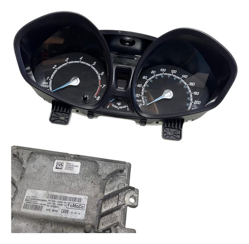 Kit Code Módulo Injeção New Fiesta 1.6 2014 2015 Power Shift