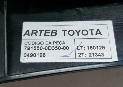 Lanterna Traseira Direita Toyota Etios 2018 7815500d35000