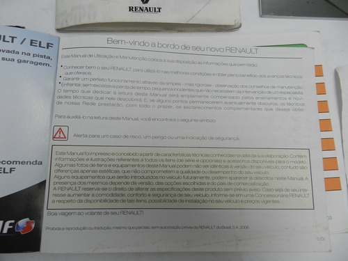Manual Proprietário Auto-rádio Megane Gt Sedan 1.6 2.0 16v