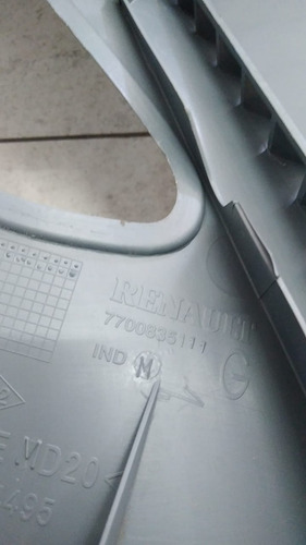 Acabamento Coluna Tras Esq Renault Scenic 1999 7700835111