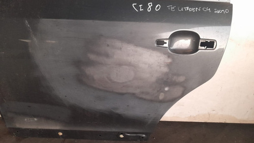 Porta Traseira Esquerda Citroen C4 2011 A 2015 C/ Detalhe