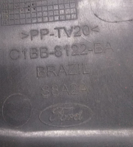 Defletor Inferior Esquerdo Radiador Ford New Fiesta 13/17