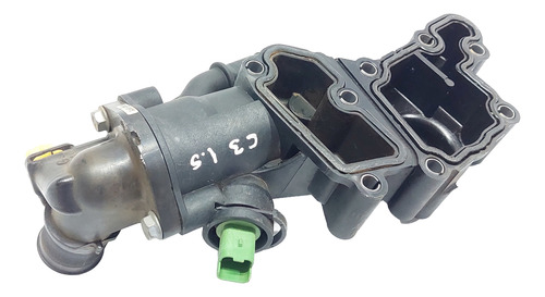 Carcaça Válvula Termostática C3 / 208 1.5 Flex 2013 A 2016