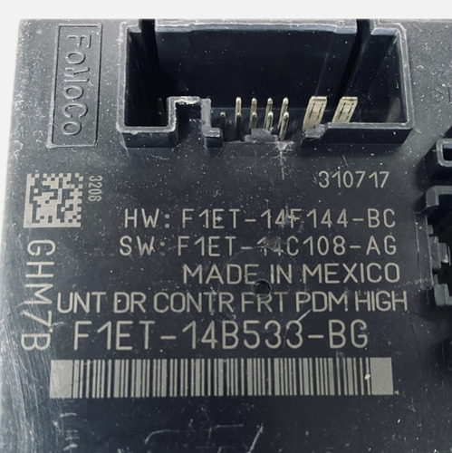 Módulo Porta Dianteira Direita Ford Focus 14-22 F1et14b533bg