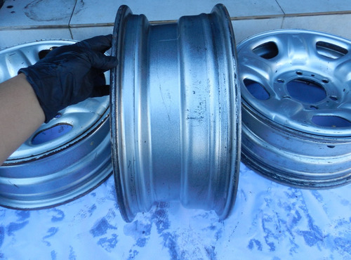 Jogo Roda Ferro Aro 16 6x139 S10 Trailblazer Hilux 12/16