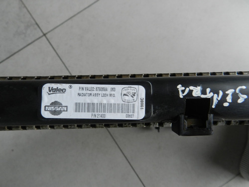 Radiador Água Nissan Sentra 2.0 16v Automático 07/12 879369a