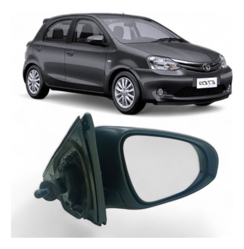Espelho Retrovisor Manual Direito Toyota Etios 2013 A 2019