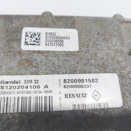 Modulo Injeção Sandero Logan Clio 1.0 16v Flex S120204106a