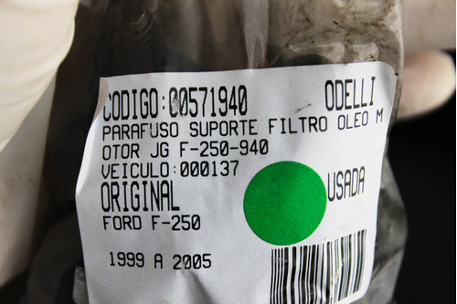 Parafuso Suporte Filtro Óleo Motor Jg F-250-940
