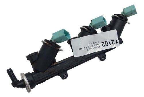 Flauta Dos Bicos Injetores Gol G7 G8 1.0 3 Cilindros Flex