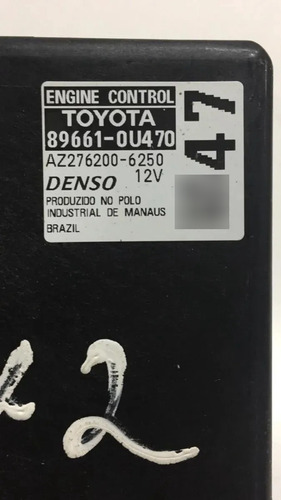 Modulo Injeção Toyota Etios Manual 896610u470