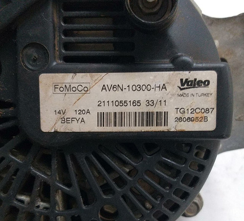 Alternador Focus Ecosport Fiesta 1.6 Sigma 13/17 Av6n10300ha