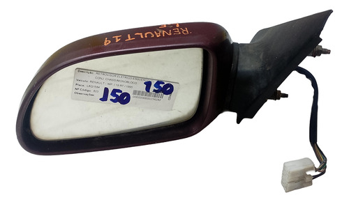 Retrovisor Elétrico Renault 19 1995 1996 1997 1998 Esquerdo