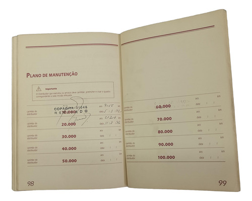Manual Proprietário Ford Verona 1991 Original Usado