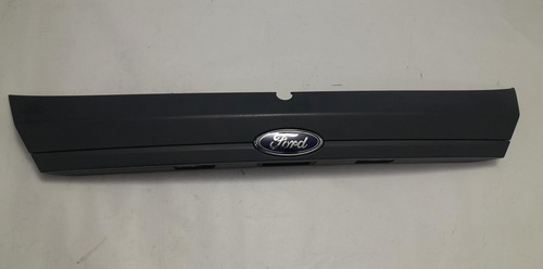 Moldura Aplique Placa Tampa Traseira New Fiesta Hatch 11/19