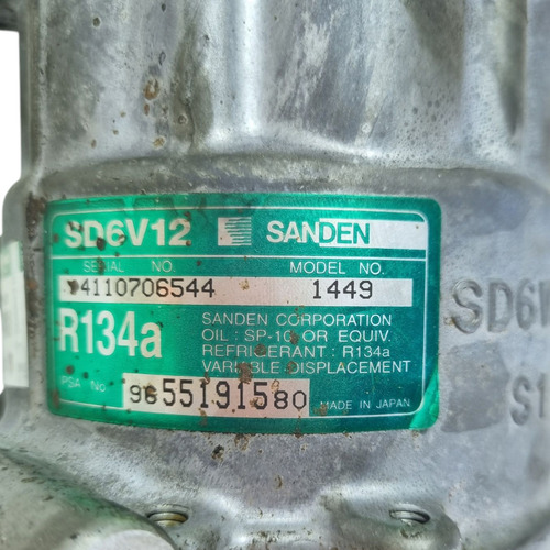 Compressor Ar Condicionado Peugeot 206 207 1.4 8v