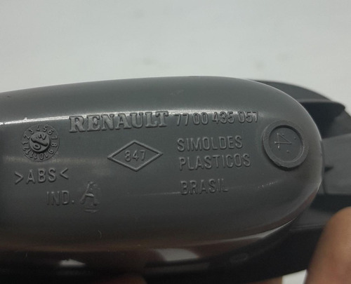 Puxador Interno Traseiro Esquerdo Renault Clio 4p 01/14