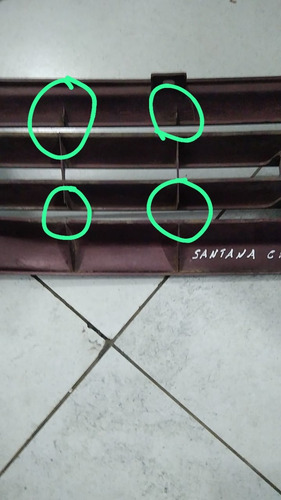 Grade Frontal Radiador Vw Santana 2.0 1995 Com Detalhe