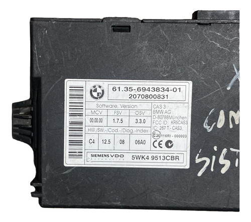 Modulo Conforto X5 2010 2011 2012 2013 2014 2015