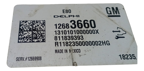 Módulo Injeção Chevrolet Tracker 1.4t 2018 12683660