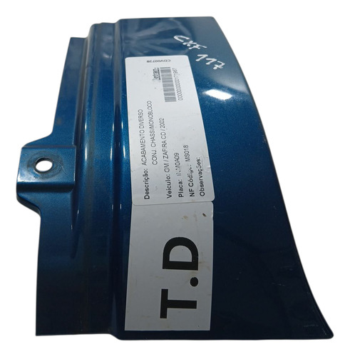 Moldura Farol  Traseira Direita Gm Zafira 2002 (ap)