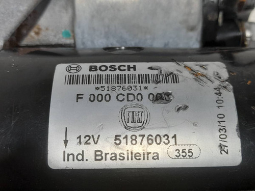 Motor Arranque Fiat Fiorino 2011  51876031
