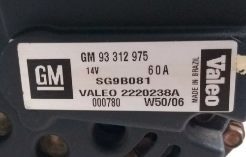 Alternador Gm Montana Corsa Meriva 1.4 1.8 06/14 93312975