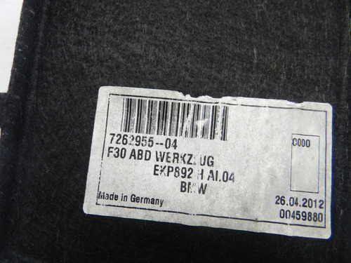 Acab. Tampa Lateral Forro Porta-malas Bmw 320i 328i 13/17