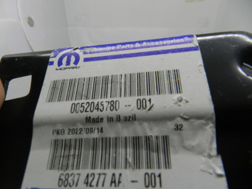 Suporte Para-lama Esquerdo Fiat Argo Cronos 17/22 52045780