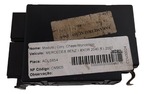 Módulo Datenerfassungsrechner Mbb Actros 0004460724