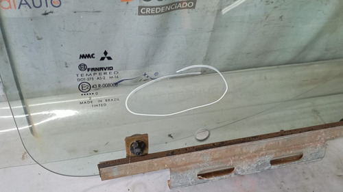 Vidro Pt Traseiro Direito Mitsubishi L200 2004/12 25896