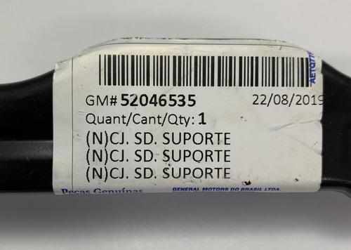 Suporte Central Pára-choque Dianteiro Gm Onix Novo Original