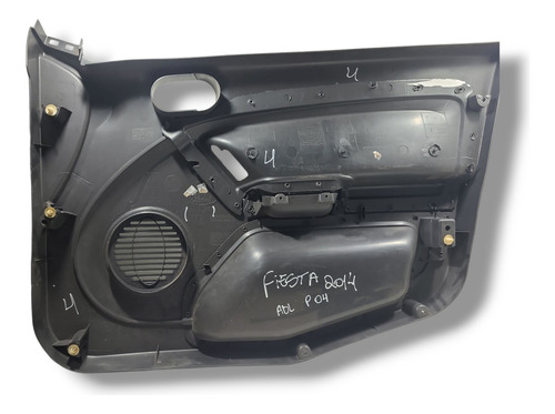 Forro De Porta Dianteira Esquerda Ford Fiesta 2014 (al)