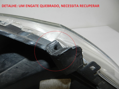 Farol Lado Esquerdo Gm Onix 2013 A 2019 C/ Detalhe 901277434
