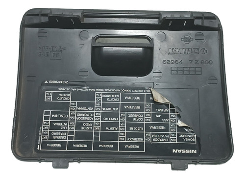 Tampa Caixa Fusivel Frontier Mwm 2.8 Xterra 2001 2007
