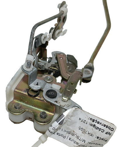 Fechadura Porta Traseira Esquerda L200 Gl Quadrada 1995 2007