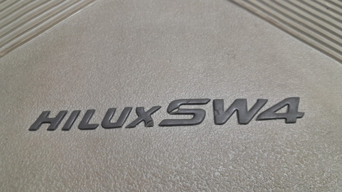 Tapete Borracha Traseiro Paralelo Toyota Hilux Sw4 05/15