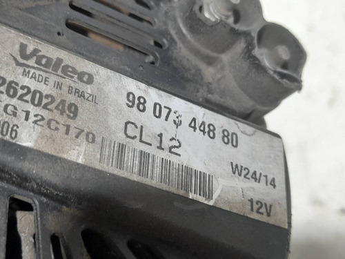 Alternador Citroen C3 1.6 2015 9807344880