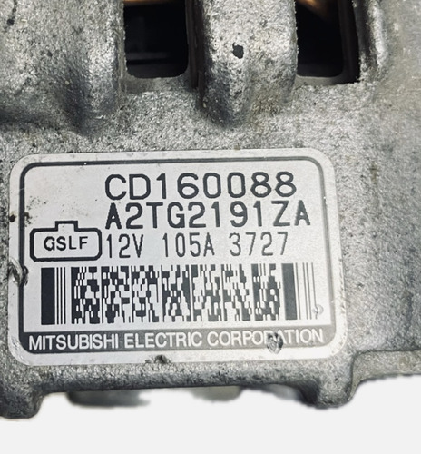 Alternador Mitsubishi Asx Lancer Outlander 2.0 Cd160088