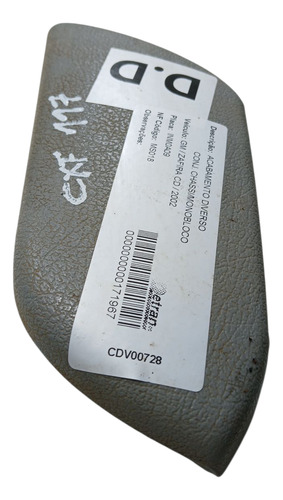 Moldura Capa Reclinador Banco Direito Gm Zafira 2002 (ap)