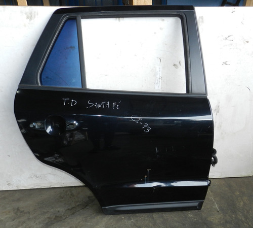 Porta Traseira Direita Hyundai Santa Fé 09/13 Com Detalhe