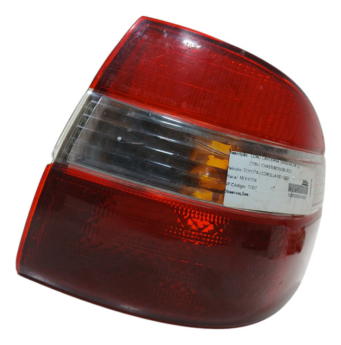 Lanterna Traseira Direita Toyota Corolla 2000 (e) Adl Cxa413