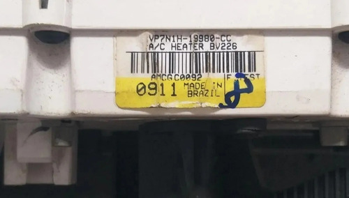 Comando Ar Condicionado Ford Ka Fiesta Vp7n1h19980cc