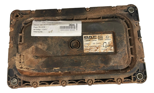 Módulo Chassis Cabine Xf Ftt 530 2021 2236691